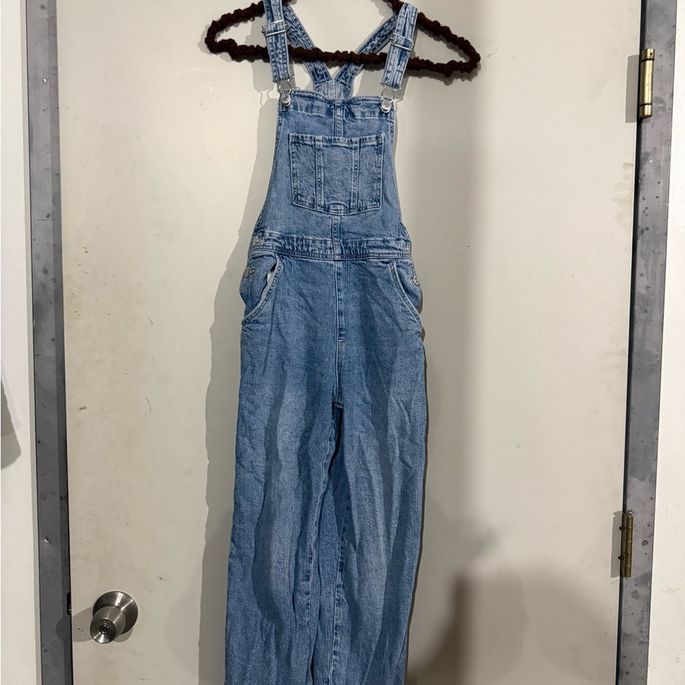 H&M Light Blue Denim Overalls